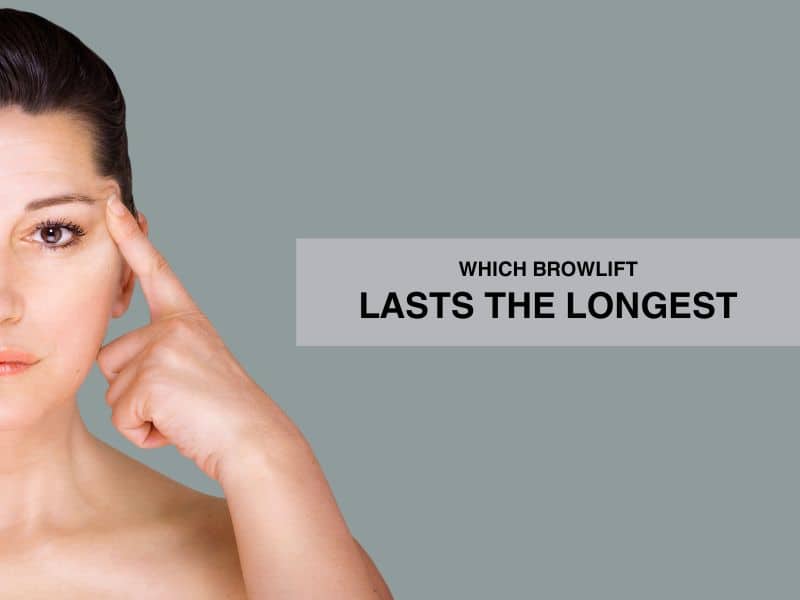 Which brow lift lasts the longest