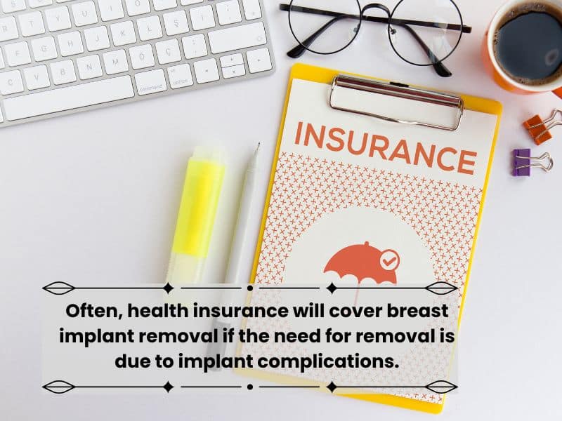 will my insurance cover breast implant removal